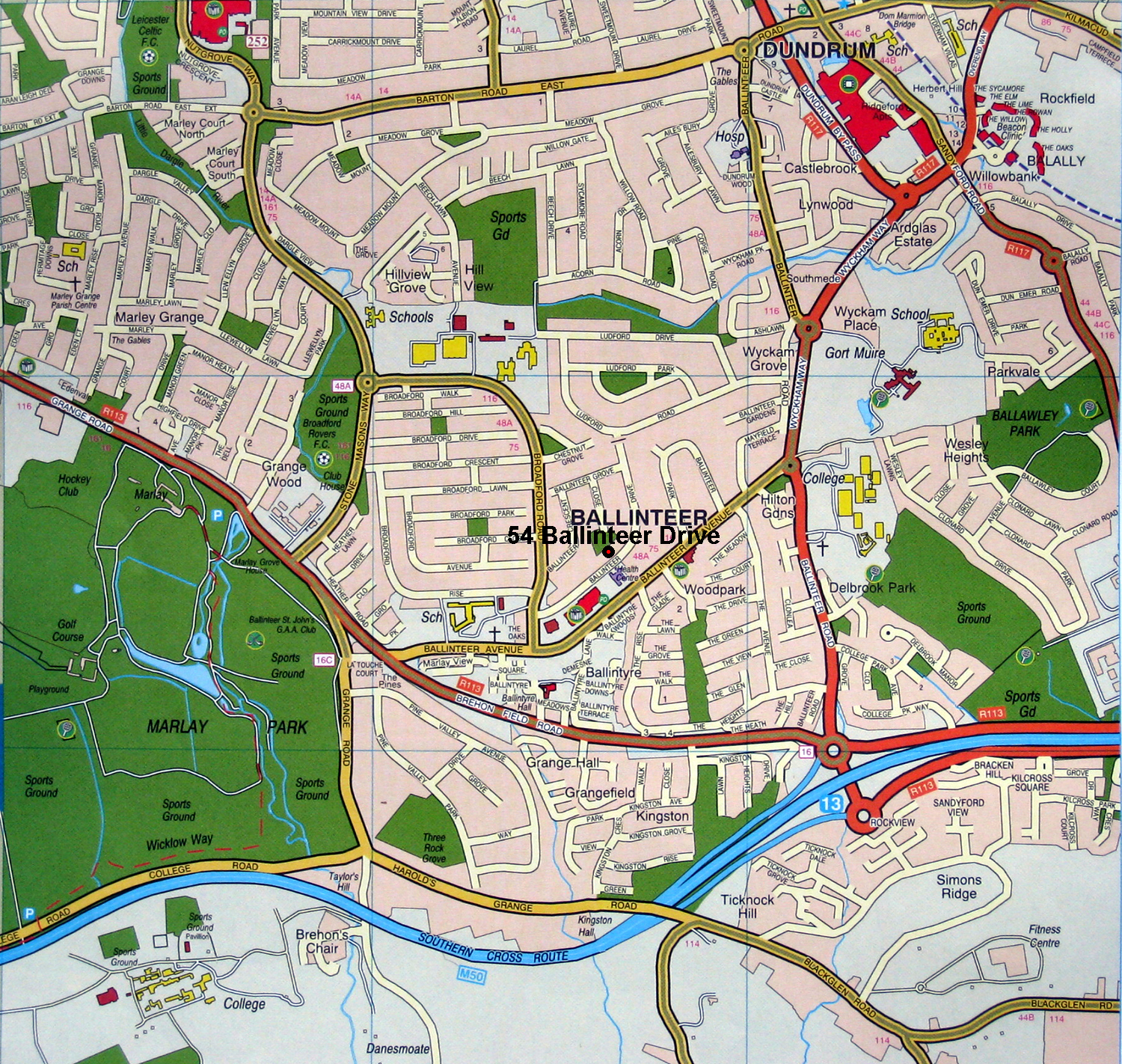 Marlay Park Map